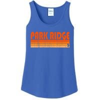 Park Ridge New Jersey Retro 80s Style Gift Ladies Essential Tank