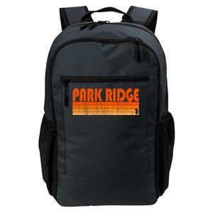 Park Ridge New Jersey Retro 80s Style Gift Daily Commute Backpack