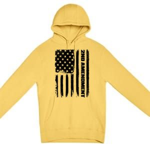 Pro 2nd Amendment American Flag Premium Pullover Hoodie