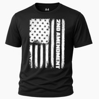 Pro 2nd Amendment American Flag Cooling Performance Crew T-Shirt