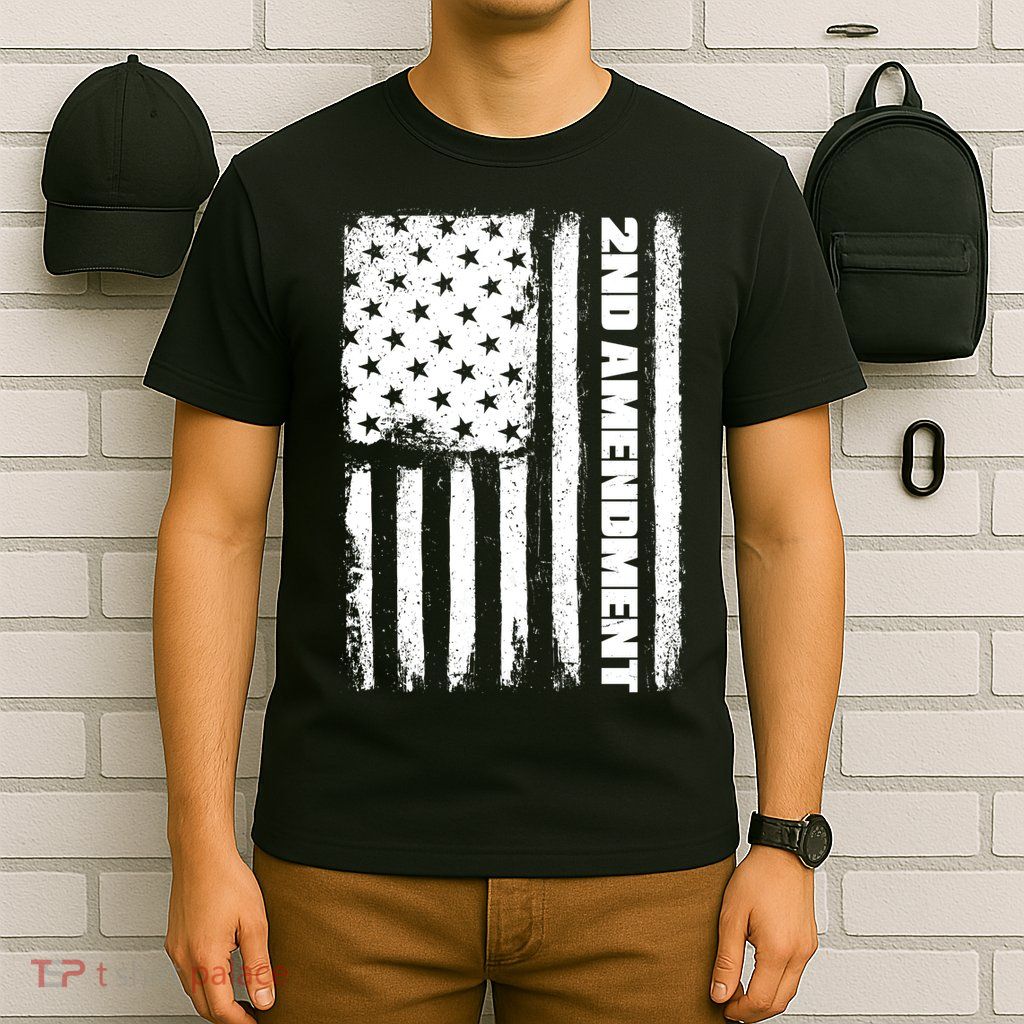 Pro 2nd Amendment American Flag T-Shirt