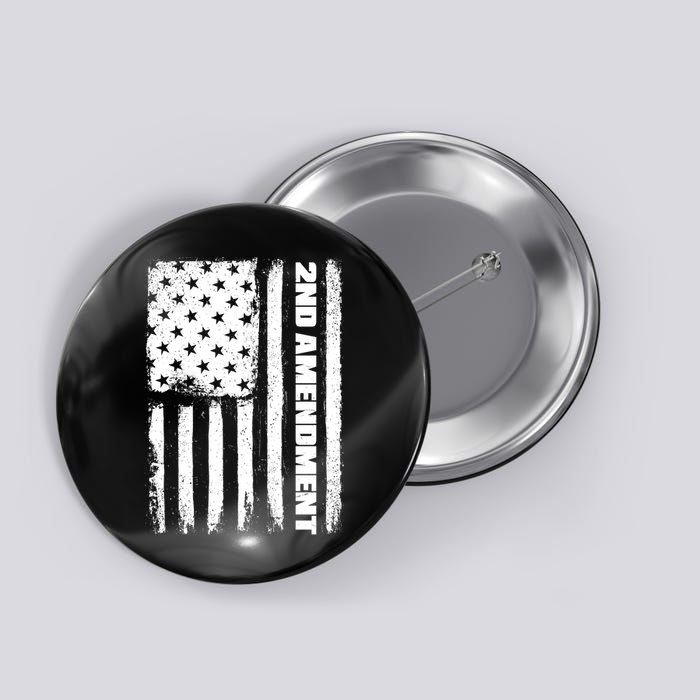 Pro 2nd Amendment American Flag Button