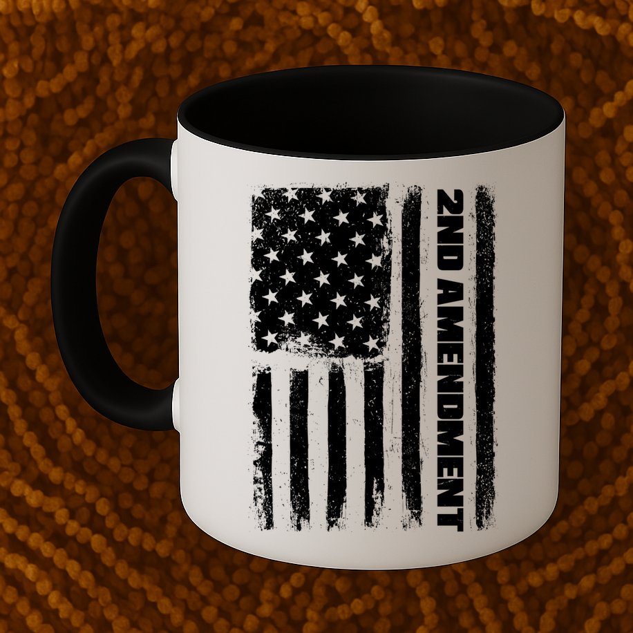 Pro 2nd Amendment American Flag Mug