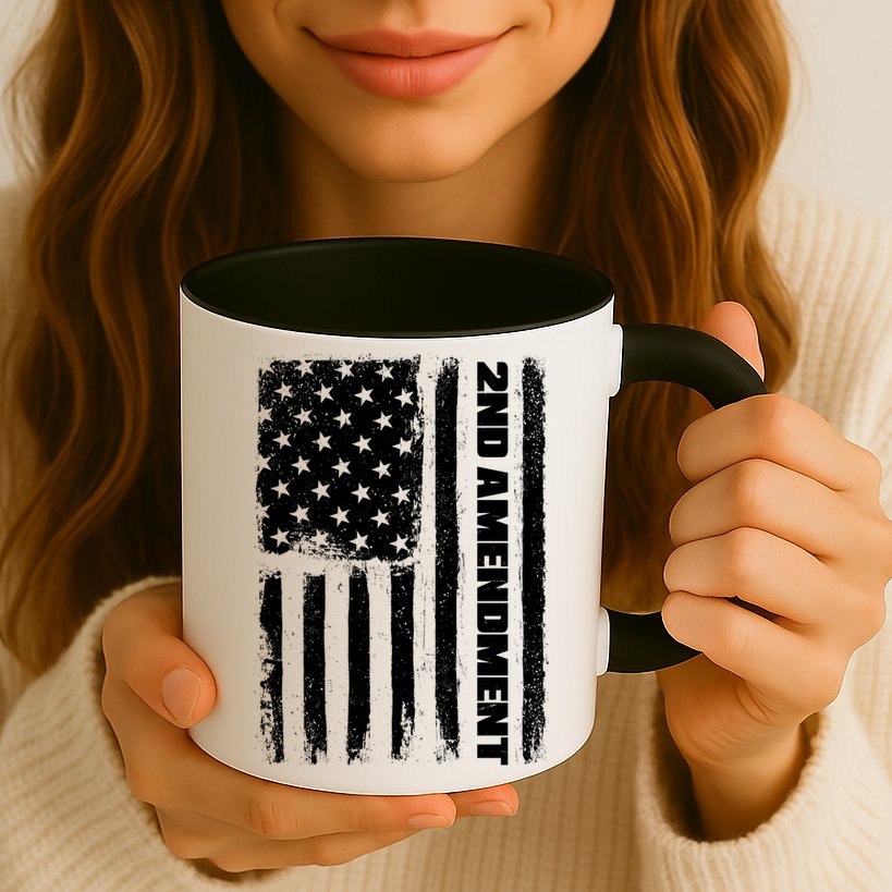 Pro 2nd Amendment American Flag Mug
