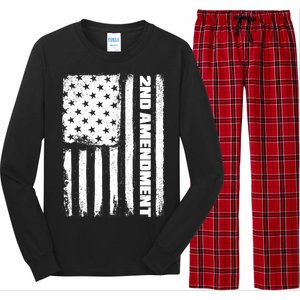 Pro 2nd Amendment American Flag Long Sleeve Pajama Set