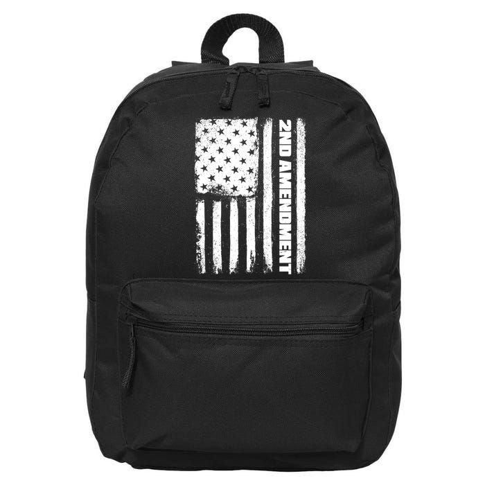 Pro 2nd Amendment American Flag 16 in Basic Backpack