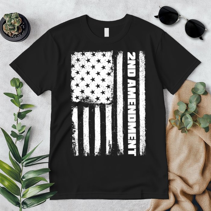 Pro 2nd Amendment American Flag Premium T-Shirt
