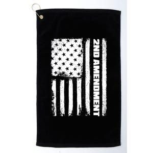 Pro 2nd Amendment American Flag Platinum Collection Golf Towel