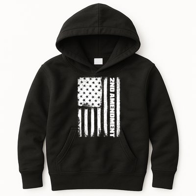 Pro 2nd Amendment American Flag Kids Hoodie