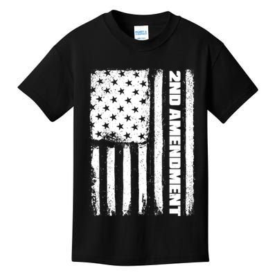 Pro 2nd Amendment American Flag Kids T-Shirt