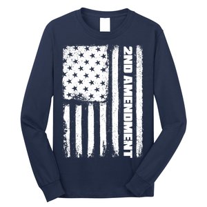 Pro 2nd Amendment American Flag Long Sleeve Shirt