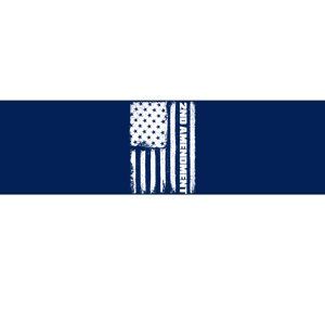 Pro 2nd Amendment American Flag Bumper Sticker