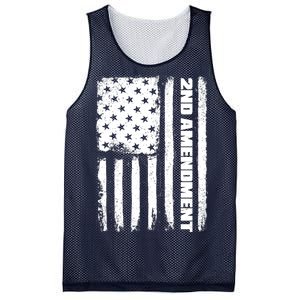 Pro 2nd Amendment American Flag Mesh Reversible Basketball Jersey Tank