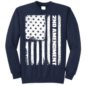 Pro 2nd Amendment American Flag Tall Sweatshirt