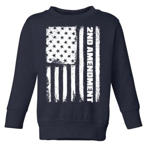 Pro 2nd Amendment American Flag Toddler Sweatshirt