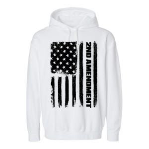 Pro 2nd Amendment American Flag Garment-Dyed Fleece Hoodie