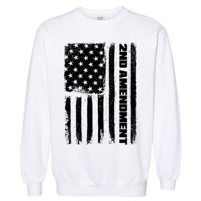 Pro 2nd Amendment American Flag Garment-Dyed Sweatshirt