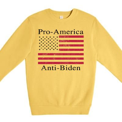 Pro-America Anti-Biden Premium Crewneck Sweatshirt