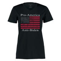 Pro-America Anti-Biden Women's Momentum V-Neck T-Shirt