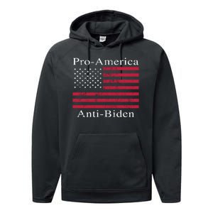 Pro-America Anti-Biden Performance Fleece Hoodie