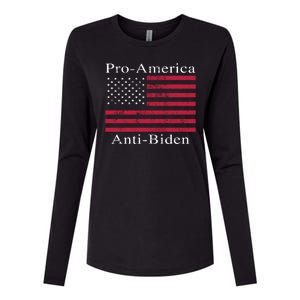 Pro-America Anti-Biden Womens Cotton Relaxed Long Sleeve T-Shirt