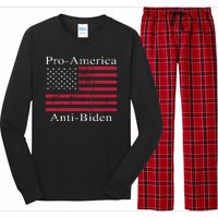 Pro-America Anti-Biden Long Sleeve Pajama Set