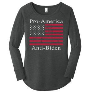 Pro-America Anti-Biden Women's Perfect Tri Tunic Long Sleeve Shirt