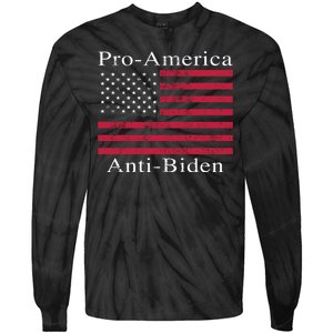 Pro-America Anti-Biden Tie-Dye Long Sleeve Shirt