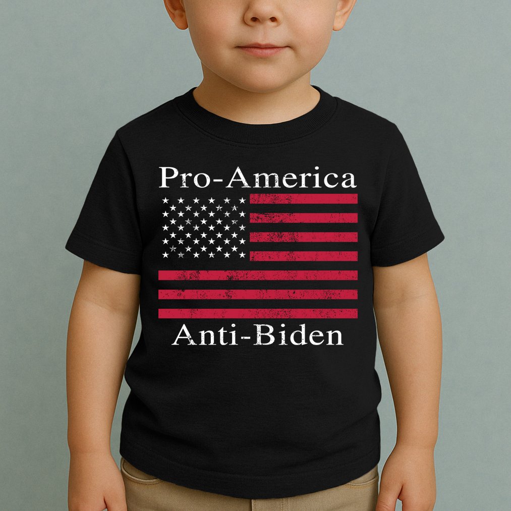Pro-America Anti-Biden Toddler T-Shirt