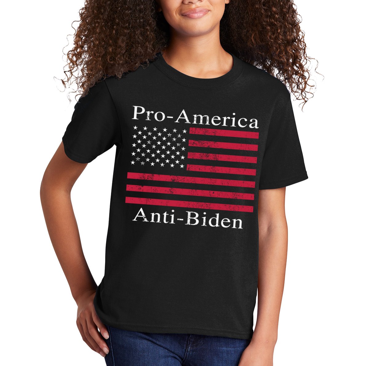 Pro-America Anti-Biden Kids T-Shirt