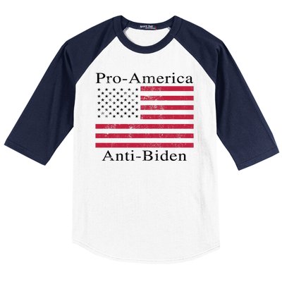 Pro-America Anti-Biden Baseball Sleeve Shirt