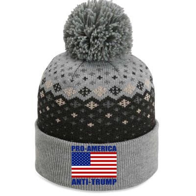 Pro America Anti Trump The Baniff Cuffed Pom Beanie