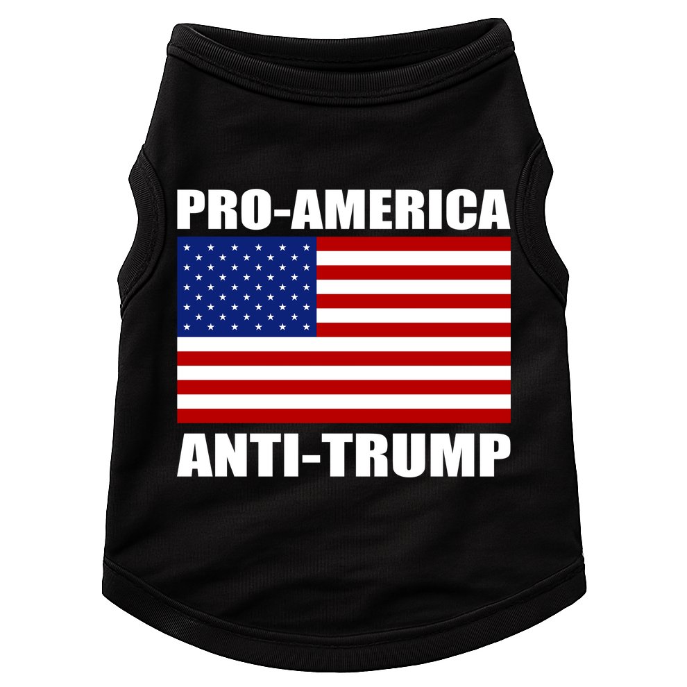 Pro America Anti Trump Doggie Tank