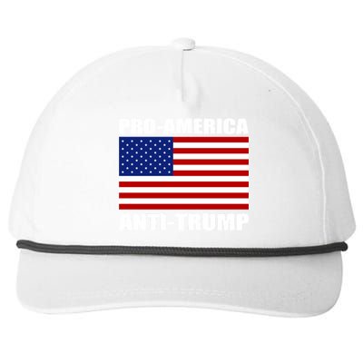 Pro America Anti Trump Snapback Five-Panel Rope Hat