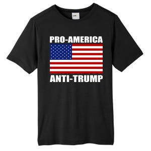 Pro America Anti Trump Tall Fusion ChromaSoft Performance T-Shirt