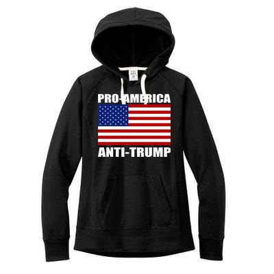 Pro America Anti Trump Women's Fleece Hoodie