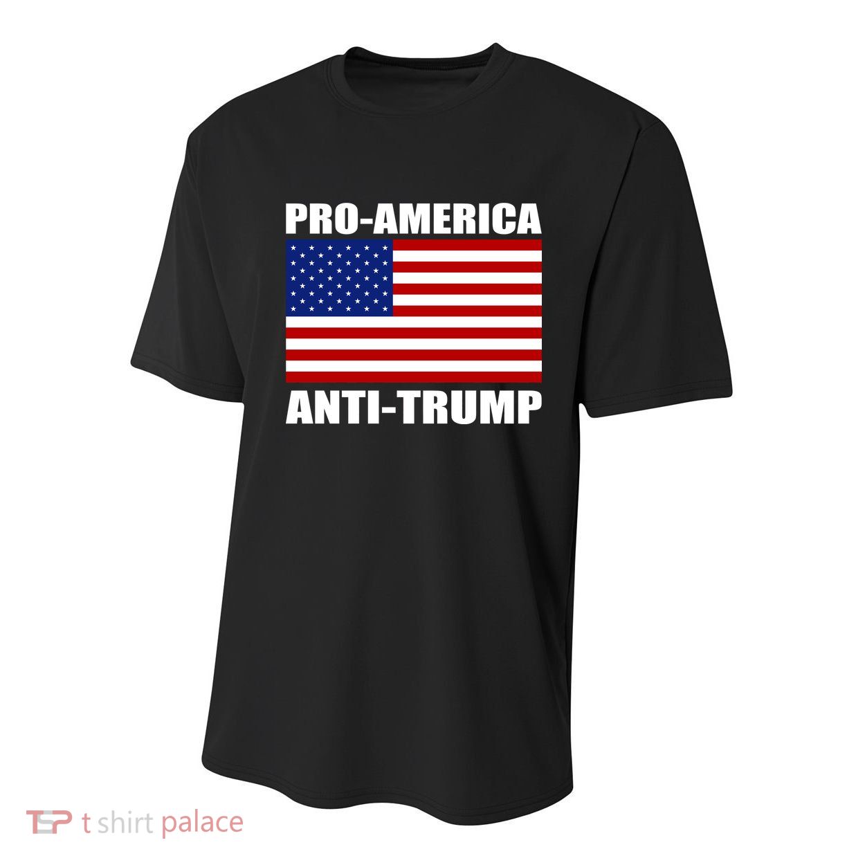 Pro America Anti Trump Youth Performance Sprint T-Shirt