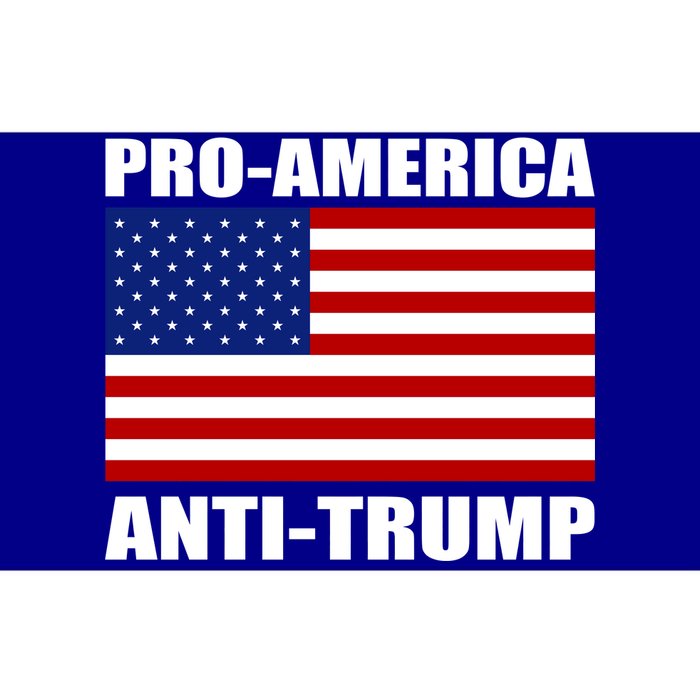 Pro America Anti Trump Bumper Sticker