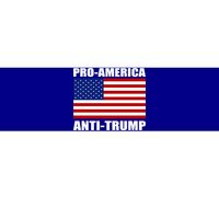 Pro America Anti Trump Bumper Sticker