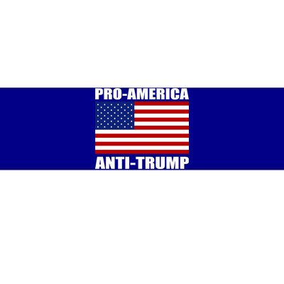 Pro America Anti Trump Bumper Sticker