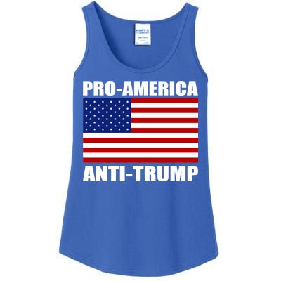 Pro America Anti Trump Ladies Essential Tank