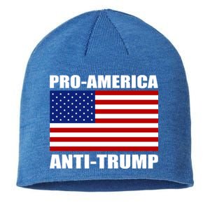 Pro America Anti Trump Sustainable Beanie