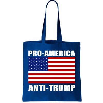 Pro America Anti Trump Tote Bag