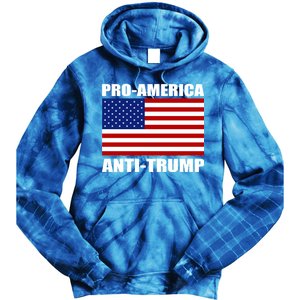 Pro America Anti Trump Tie Dye Hoodie