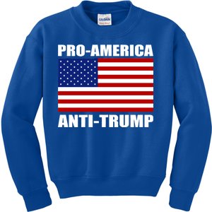 Pro America Anti Trump Kids Sweatshirt