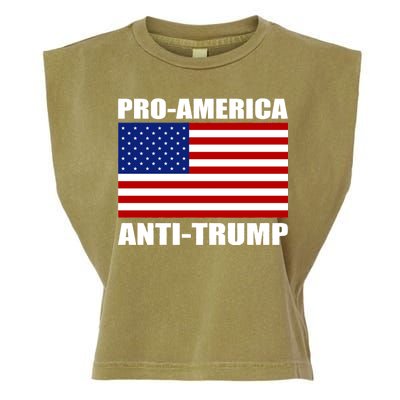 Pro America Anti Trump Garment-Dyed Women's Muscle Tee