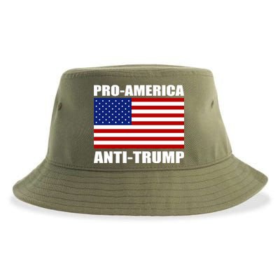 Pro America Anti Trump Sustainable Bucket Hat