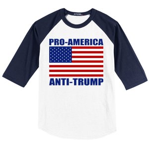 Pro America Anti Trump Baseball Sleeve Shirt