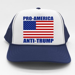 Pro America Anti Trump Trucker Hat