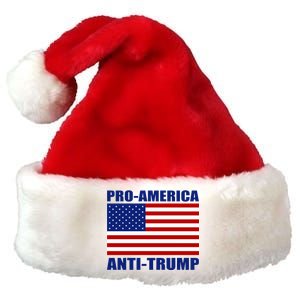 Pro America Anti Trump Premium Christmas Santa Hat